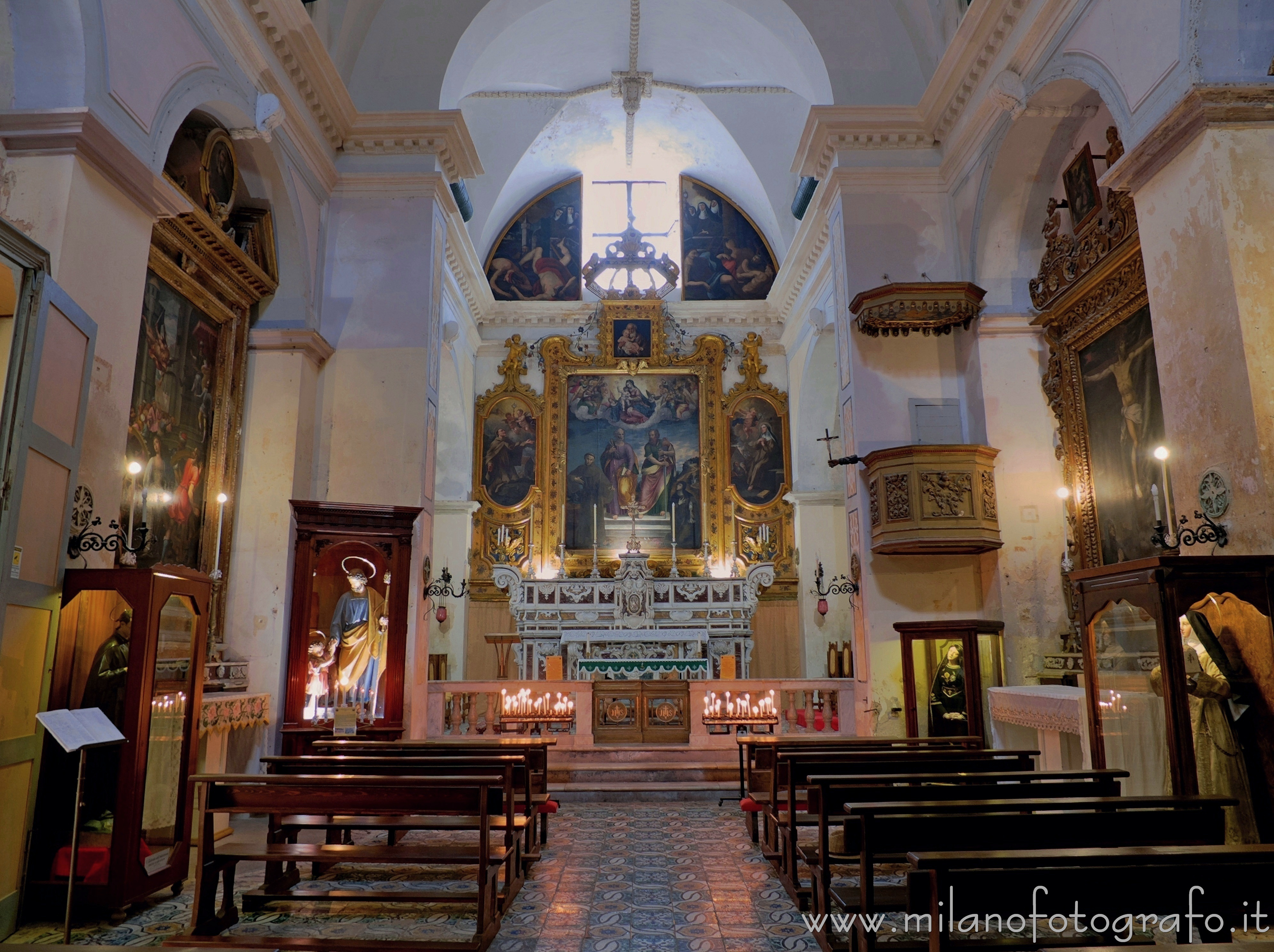 Gallipoli (Lecce, Italy) - Interior of the Church of San Giuseppe